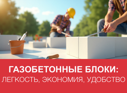 Газоблоки: Легкость, Экономия, Удобство